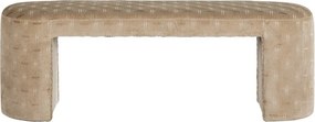 Bancă bej capitonată Jacob – WOOOD