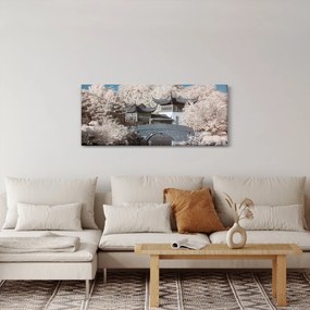 Tablou - pomi înfloriți în Asia (120x50 cm)