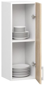 Dulap superior de bucătărie Lula W30 H720 (alb + stejar sonoma). 1069039