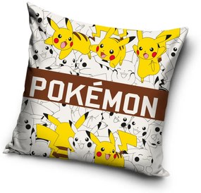 Pokémon PikaPal husa pernă din catifea 40x40 cm
