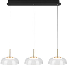 Altavola Design Vitrum lampă suspendată 3x7 W negru LA104/CL3