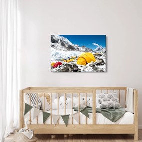 Tablou - Camping la munte (90x60 cm)