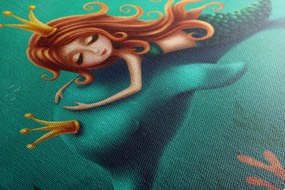Tablou zâna de mare cu delfinul