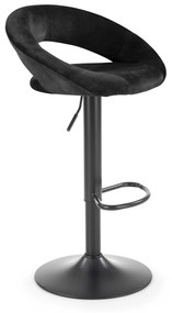 Scaun tip bar Herlinda (negru). 1039563