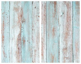 Protecții de aragaz 2 buc. din sticlă temperată 52x30 cm Blue Wood – Allstar