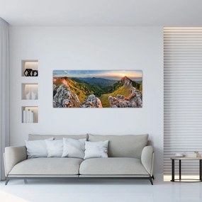 Tablou - Peisaj montan (120x50 cm)