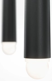 Lustra LED cu 3 pendule stil minimalist modern Cascade negru