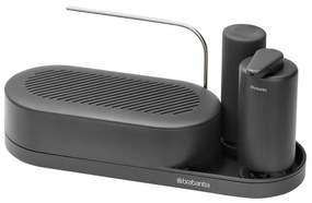 Organizator chiuveta Brabantia SinkStyle 1008502, 3 piese, 200 ml, Finisaj mineral, Gri