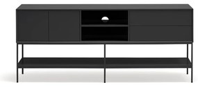 Comodă TV neagră 175x74x45 cm Platt – Teulat