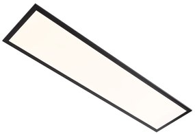 Panou LED modern negru 100 cm inclusiv LED Dim to Warm - Armstrong