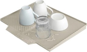 Scurgător de vase bej din plastic 34x40 cm Nelia – Wenko