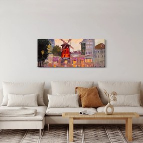 Tablou - Moulin rouge, Paris, Franța (120x50 cm)