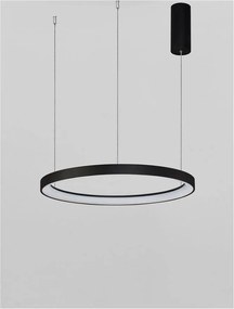 Lustra LED dimabila design circular PERTINO D-48cm