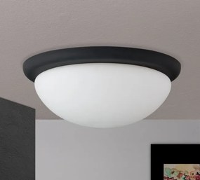 Plafoniera neagra diametru 38cm CLASSICO