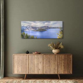 Tablou lacul montan (120x50 cm)