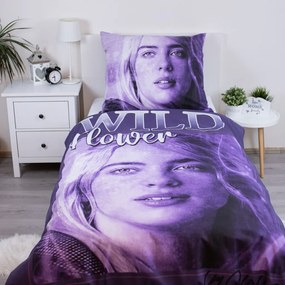 Billie Eilish Wild Flower set de pat 140×200cm, 70×90 cm
