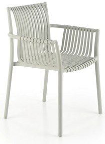 Scaun de bucaterie Lamar, gri