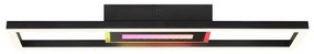 Plafonieră Brilliant-LED RGBW dimabil BESSON LED/20W/230V 3000-6500K negru + telecomandă