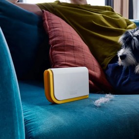 Instrument pentru îndepărtarea părului de animale Joseph Joseph CleanTech 3-în-1 6500037, Pentru locuri greu accesibile, Margine din cauciuc, Clește, Bej