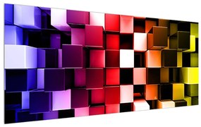 Tablou modern cu zaruri (120x50 cm), în 40 de alte dimensiuni noi