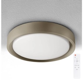 Brilagi - Corp de iluminat LED reglabil MATTEO, 48W, 230V, 3000-6500K, Ø 41 cm, taupe, cu telecomandă
