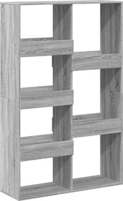 vidaXL Bibliotecă, gri sonoma, 100x33x155,5 cm, lemn prelucrat