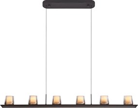 Lustra LED suspendata design modern ALABASTRO 6L