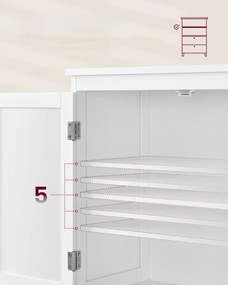 Dulap baie LAVORANO 110x60 cm, alb