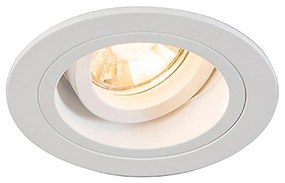 Plafonieră încastrată CHUCK DL ROUND 1xGU10/50W/230V albă Zuma Line 92699