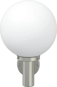 vidaXL Lumină de perete pentru exterior Argintiu 28 x 25 x 38 cm