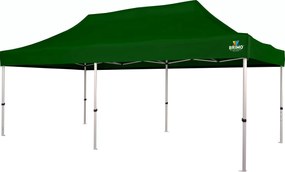 Cort tip foarfecă 3x6 m ALU fără pereți - Cadru din aluminiu, Impermeabil - fără pereți - Verde