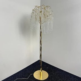 Lampadar de cristal 5xG9/40W/230V auriu