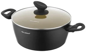 Florina Oală din aluminiu cu capac AmVegan byMateusz Gessler, 24 cm, 3,6 l
