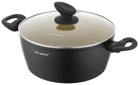 Florina Oală din aluminiu cu capac AmVegan byMateusz Gessler, 24 cm, 3,6 l