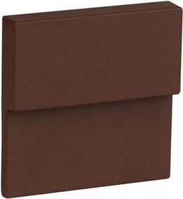 Spot aplicat perete exterior LED 2700K IP65 DAN corten