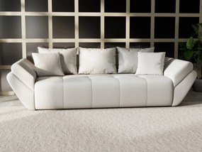 Canapea extensibilă dumonde cu ladă de depozitare si sezut confortabil din spuma high-density, Berlin Enjoy Bej 250x100 cm