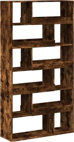 vidaXL Separator cameră stejar fumuriu 100x33x187,5 cm lemn prelucrat