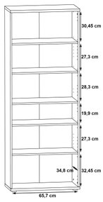 Comodă/pantofar SIMO, alb/gri beton