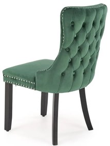 Scaun Alda velvet verde inchis H95 cm