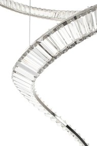 Lustra LED casa scarii design deosebit CHARMES 1A crom