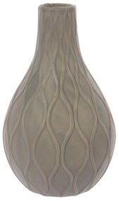 Vaza decorativa de culoare gri-mat.21 cm