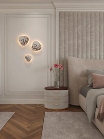 Aplica de perete LED, Marmura, Alb, Marbles 10W