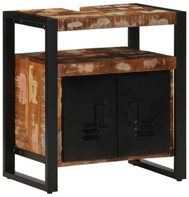 vidaXL Dulap pentru chiuvetă de baie 55x35x60 cm lemn masiv recuperat