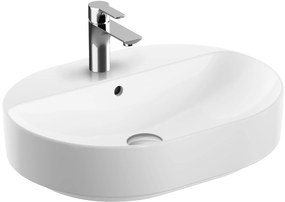 Geberit Variform lavoar 60x45 cm oval mobilier-de blat alb 500.777.00.2