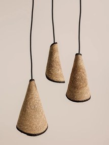 Lustra natur din iuta naturala, H30cm Yucatan