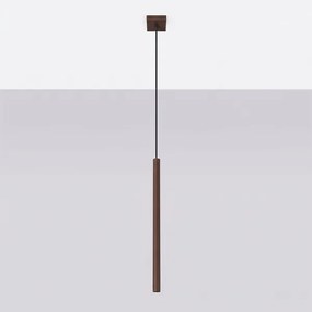 Sollux SL.2145 - Lustră suspendată pe cablu PASTELO 1xG9/8W/230V maro
