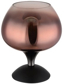 Veioza/Lampa de masa design modern MAXY negru/cupru
