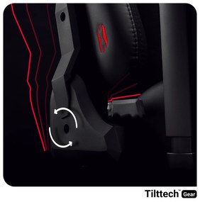 Scaun gaming Diablo X-Player 2.0 din material Normal Size crimson-antracit