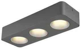 Spot LED aplicat aluminiu gri HANGARAU 3