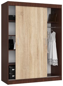 Dulap de haine Cosimo (wenge + Stejar sonoma). 1069441
